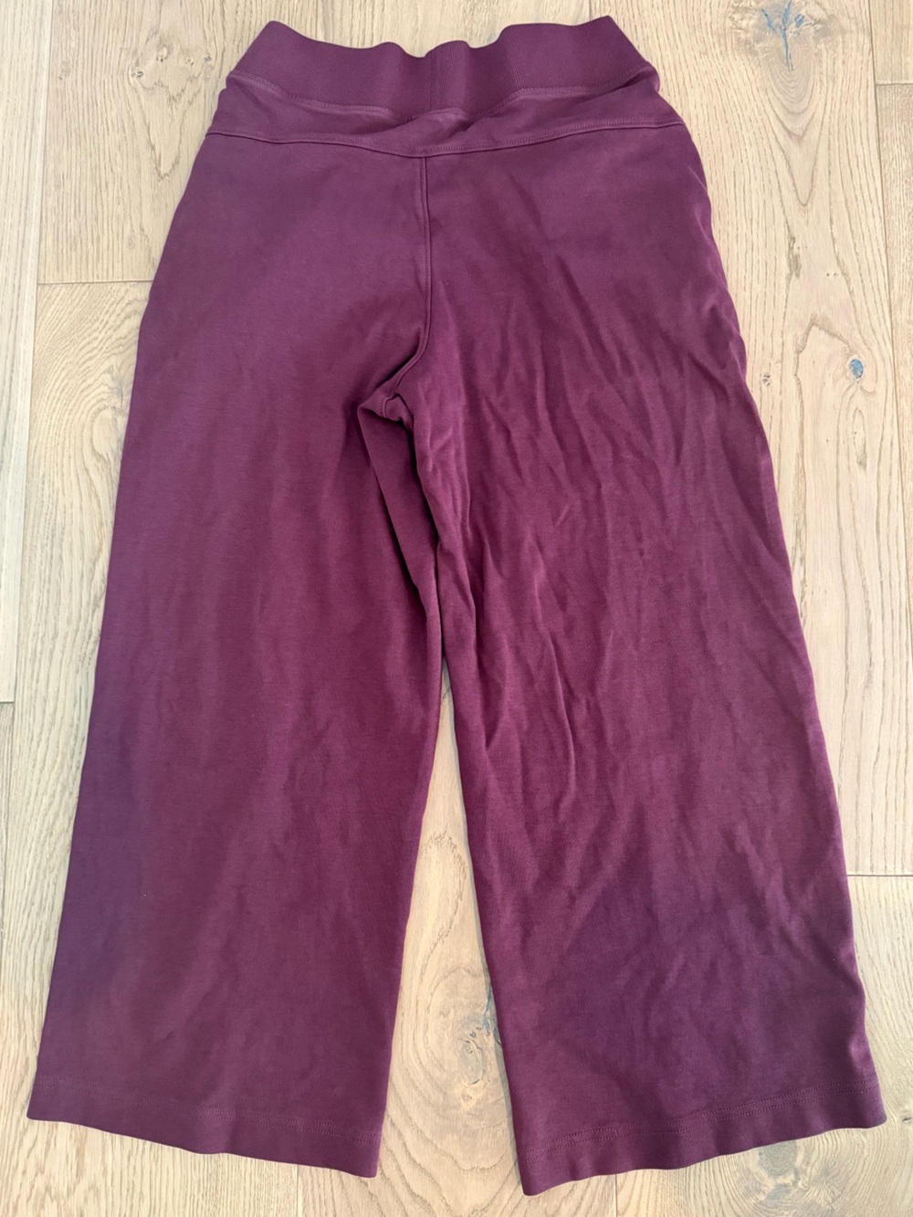 Pact Women's Wide-Leg Pull-On Pants in Wine - Picture 4 of 4